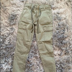 American Eagle Cargo Pants Green 4 Long